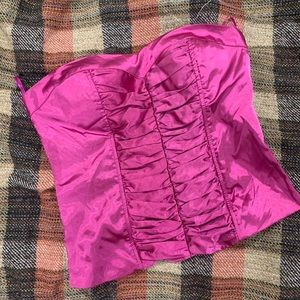 Charlotte Russe ribbed corset